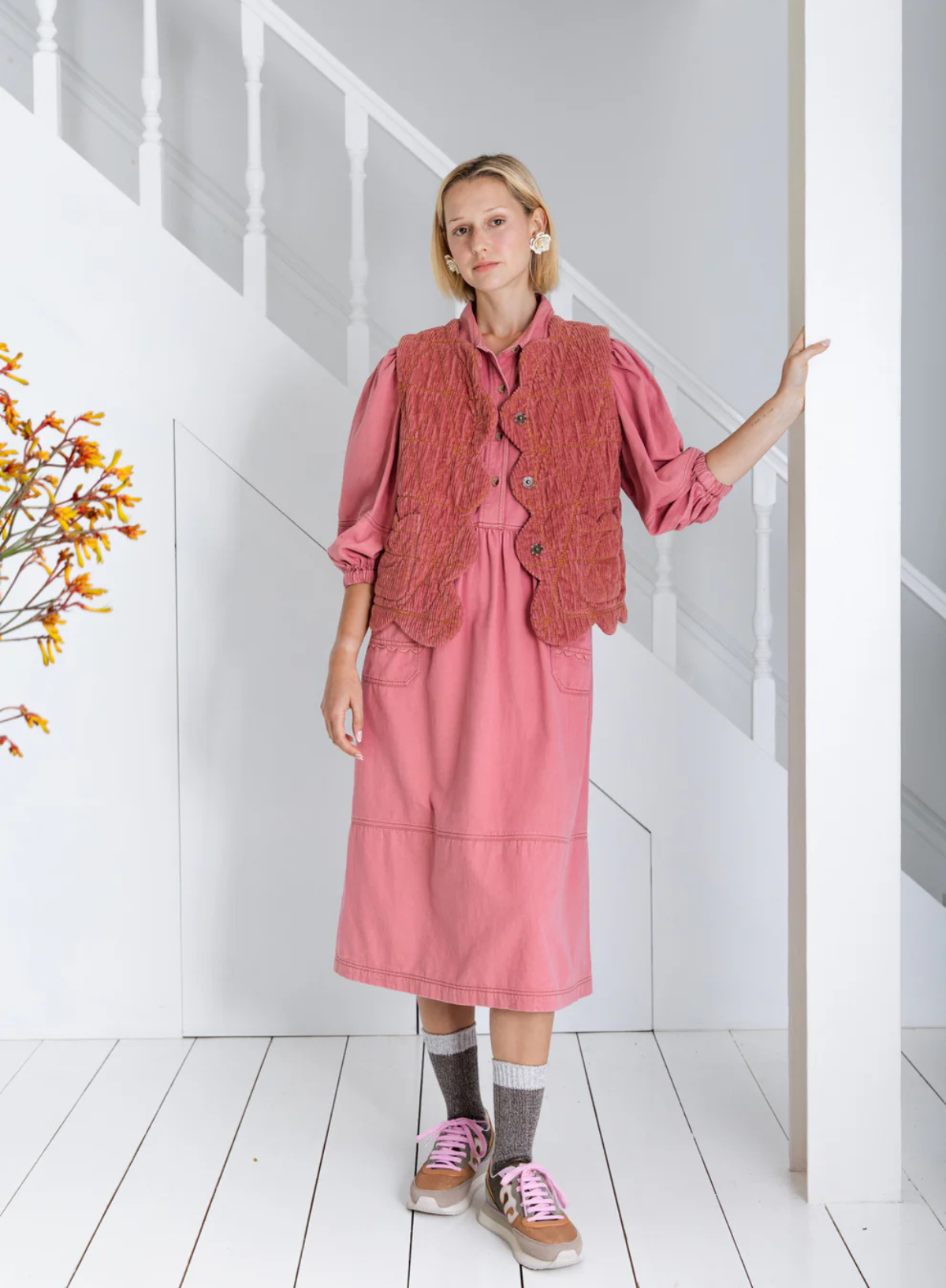 Estelle Gilet in Rose from Bonté