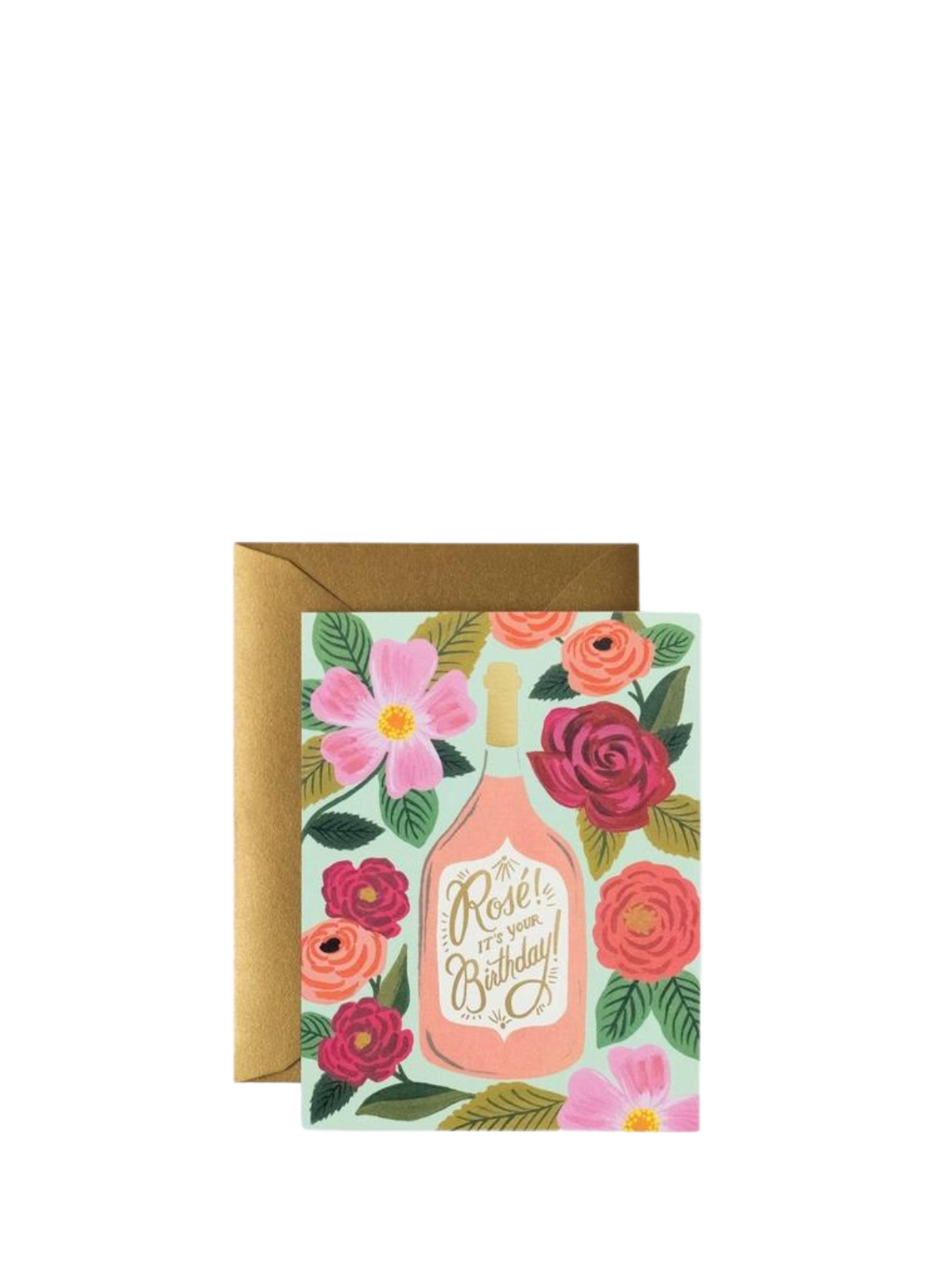 Rosé It's Your Birthday Card from Rifle Paper Co.