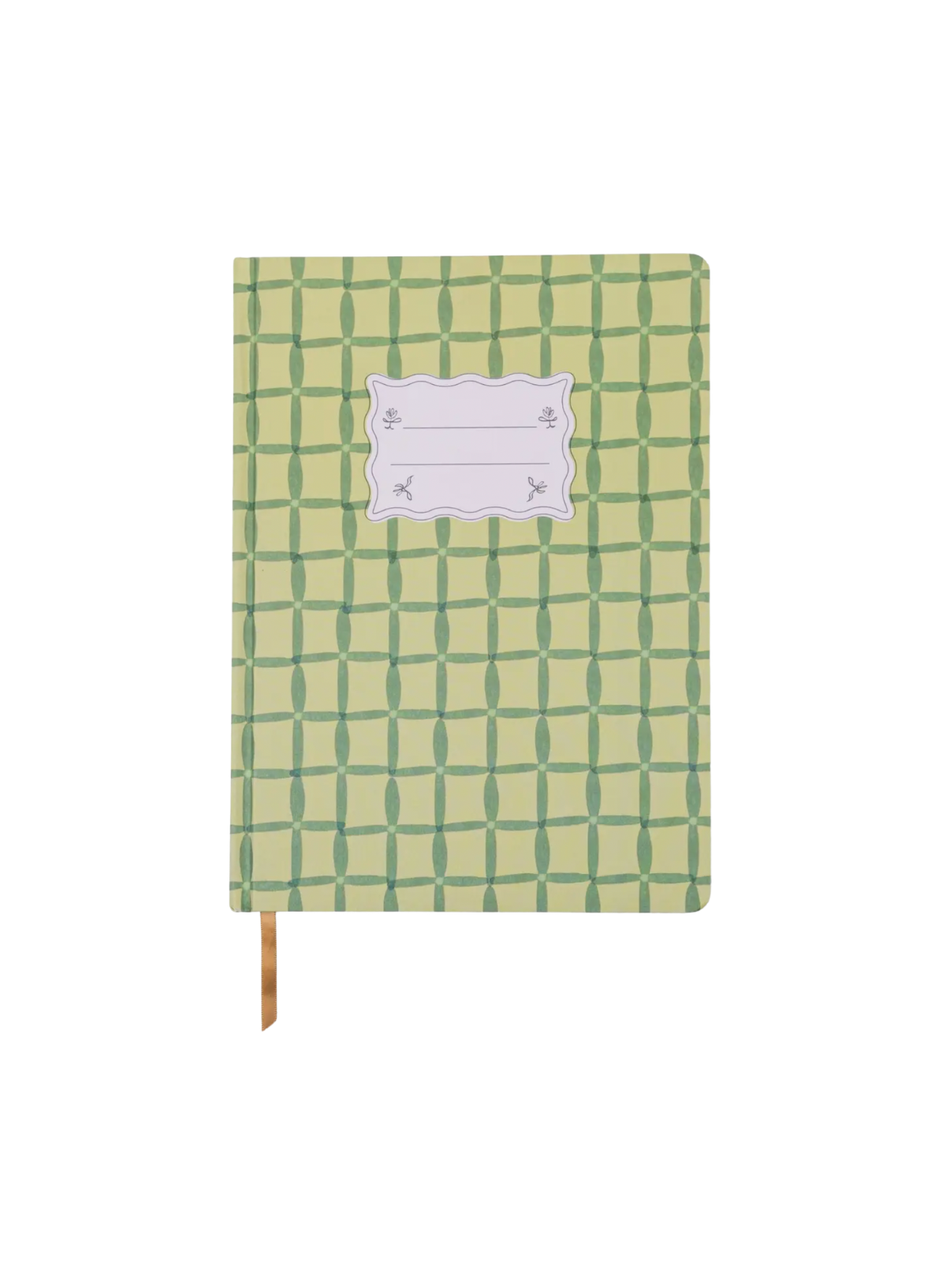 Designworks Tulip Jumbo Journal - Green Lattice