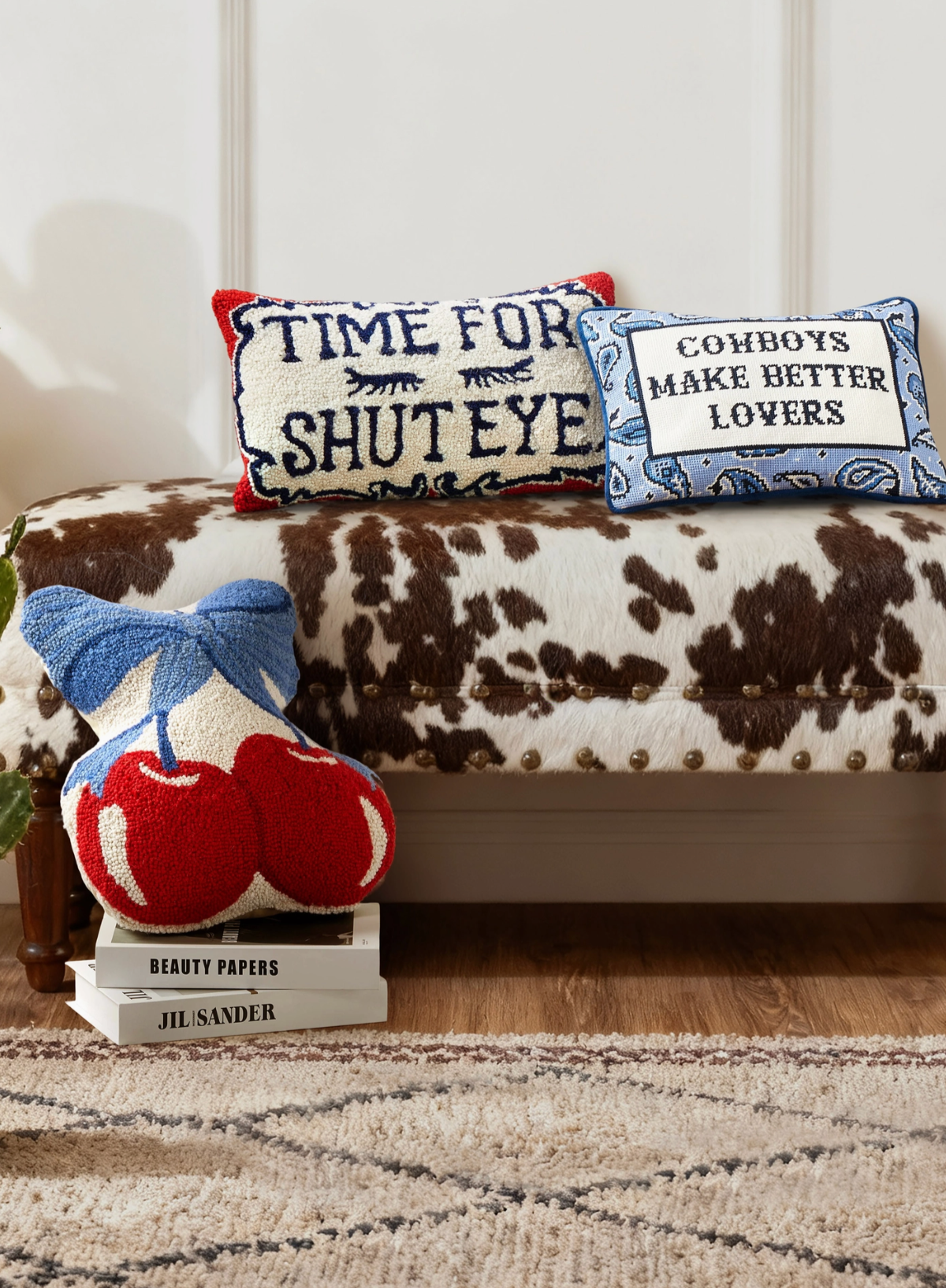 Peking Handicraft Time For Shut Eye Hook Pillow