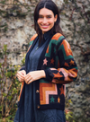 Kirsty Midi Smock Dress in Mid-Blue Denim from Sugarhill