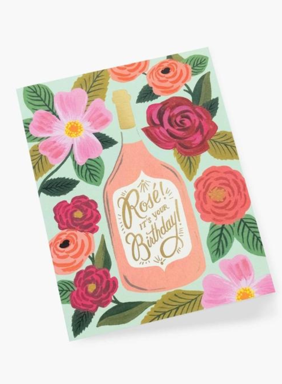 Rosé It's Your Birthday Card from Rifle Paper Co.