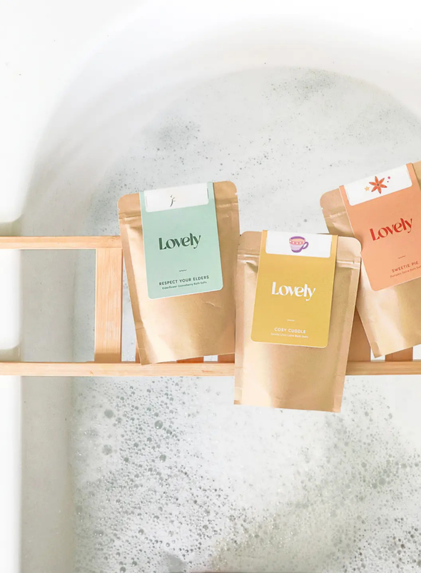 Sweetie Pie Bath Salts in Pumpkin Spice from Lovely Skincare