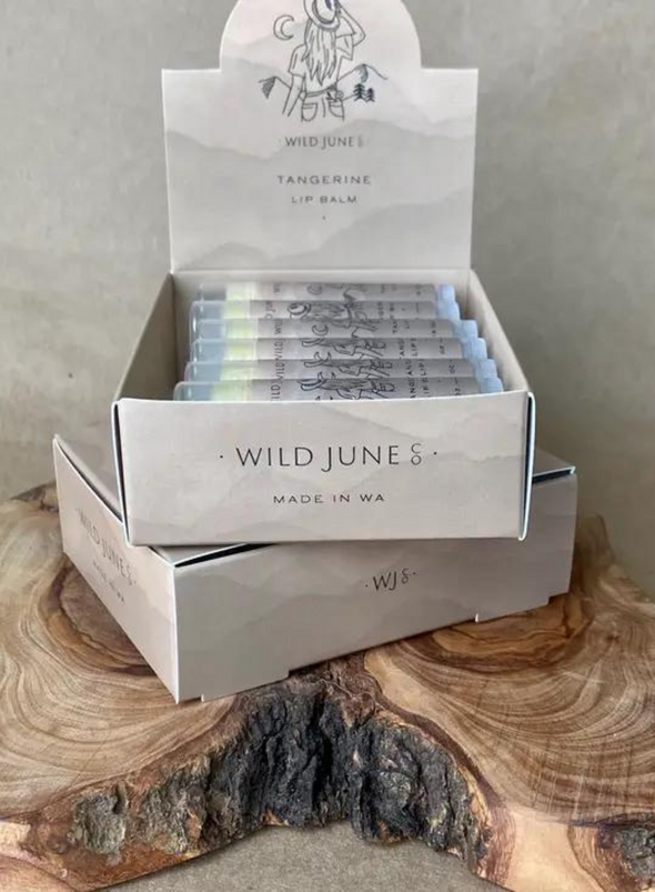 Tangerine Lip Balm from Wild June Co.