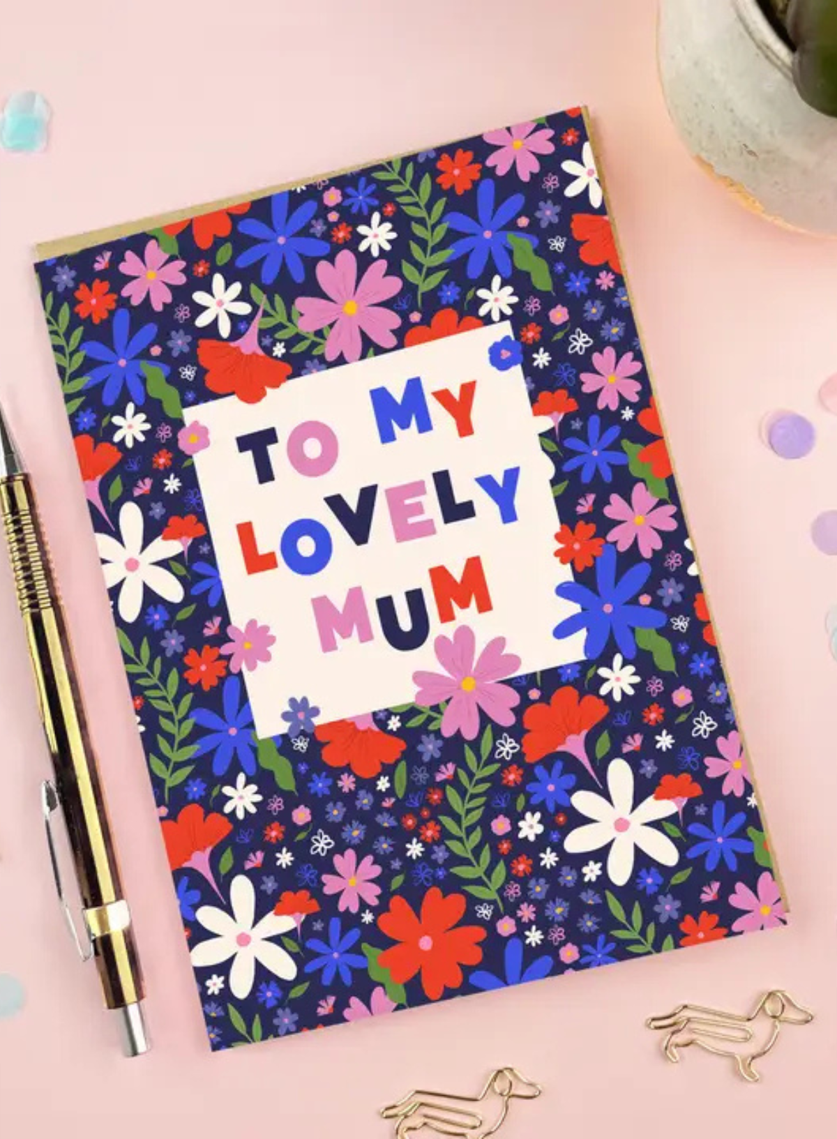 To My Lovely Mum Card Card from Tikkled Pink
