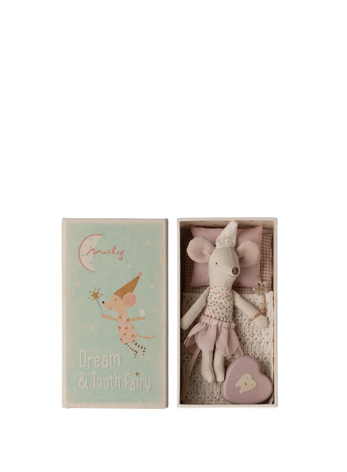 Maileg Mouse - Little Sister Tooth Fairy in Matchbox