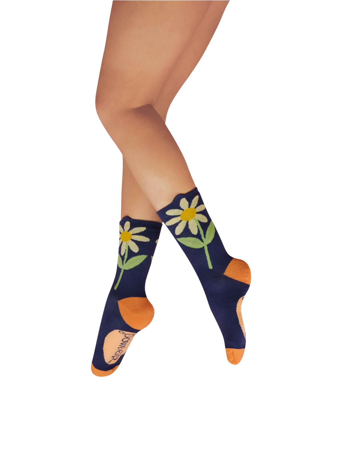 Powder Design Ladies Ankle Socks - Daisy in Navy