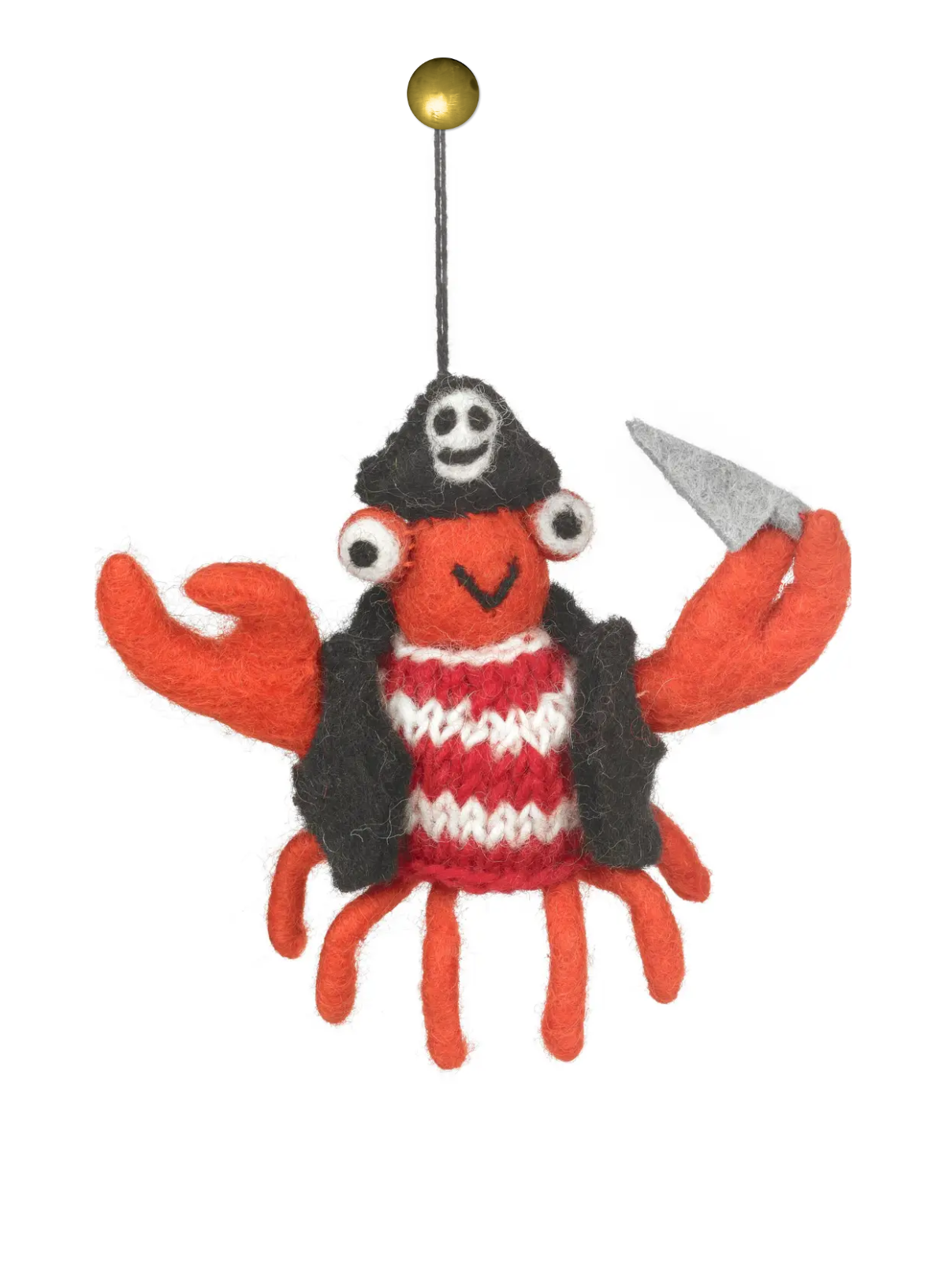Felt So Good Jolly Rodger The Crab Sealife Decoration