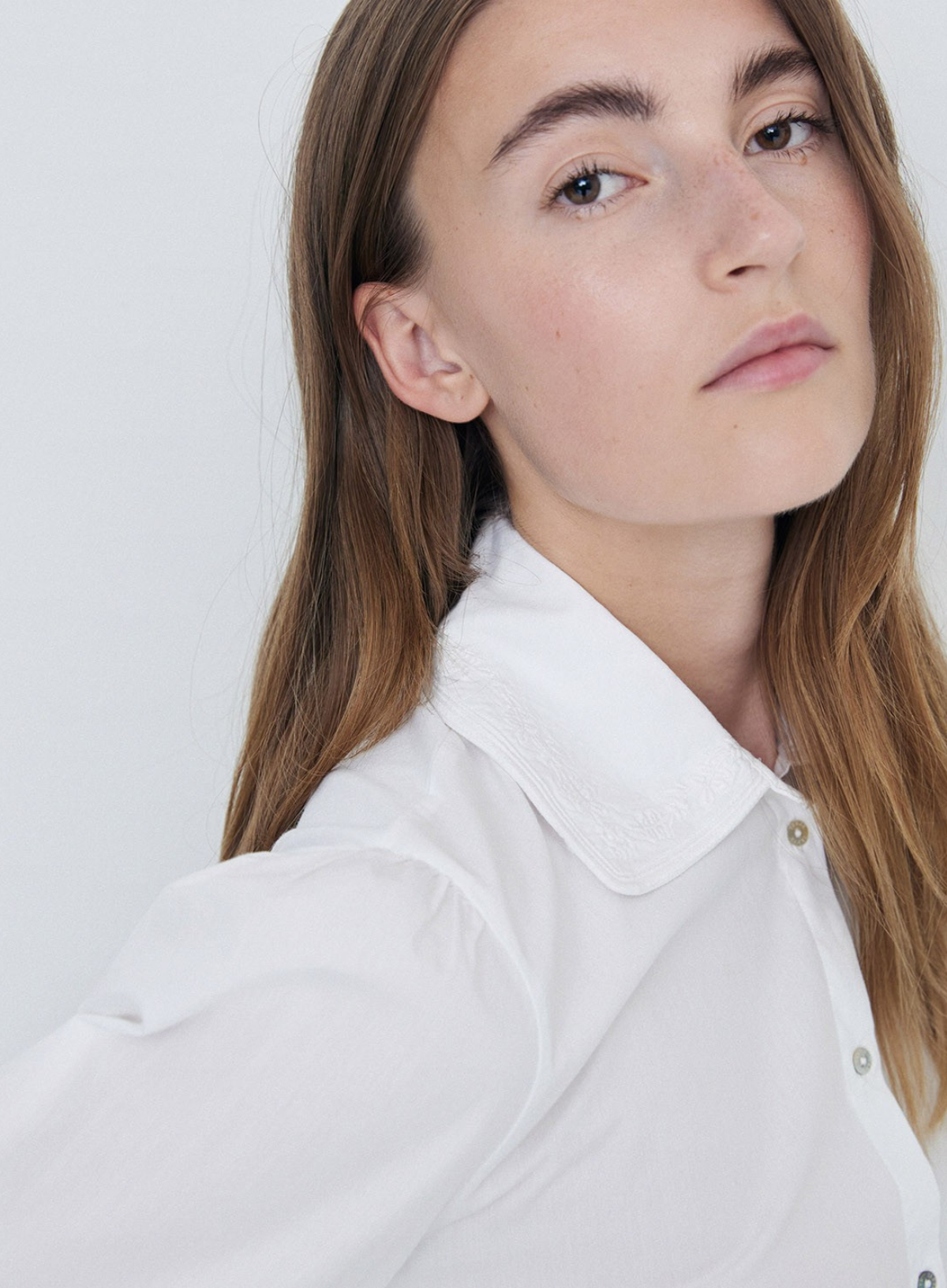 Clarissa Shirt in White from Yerse
