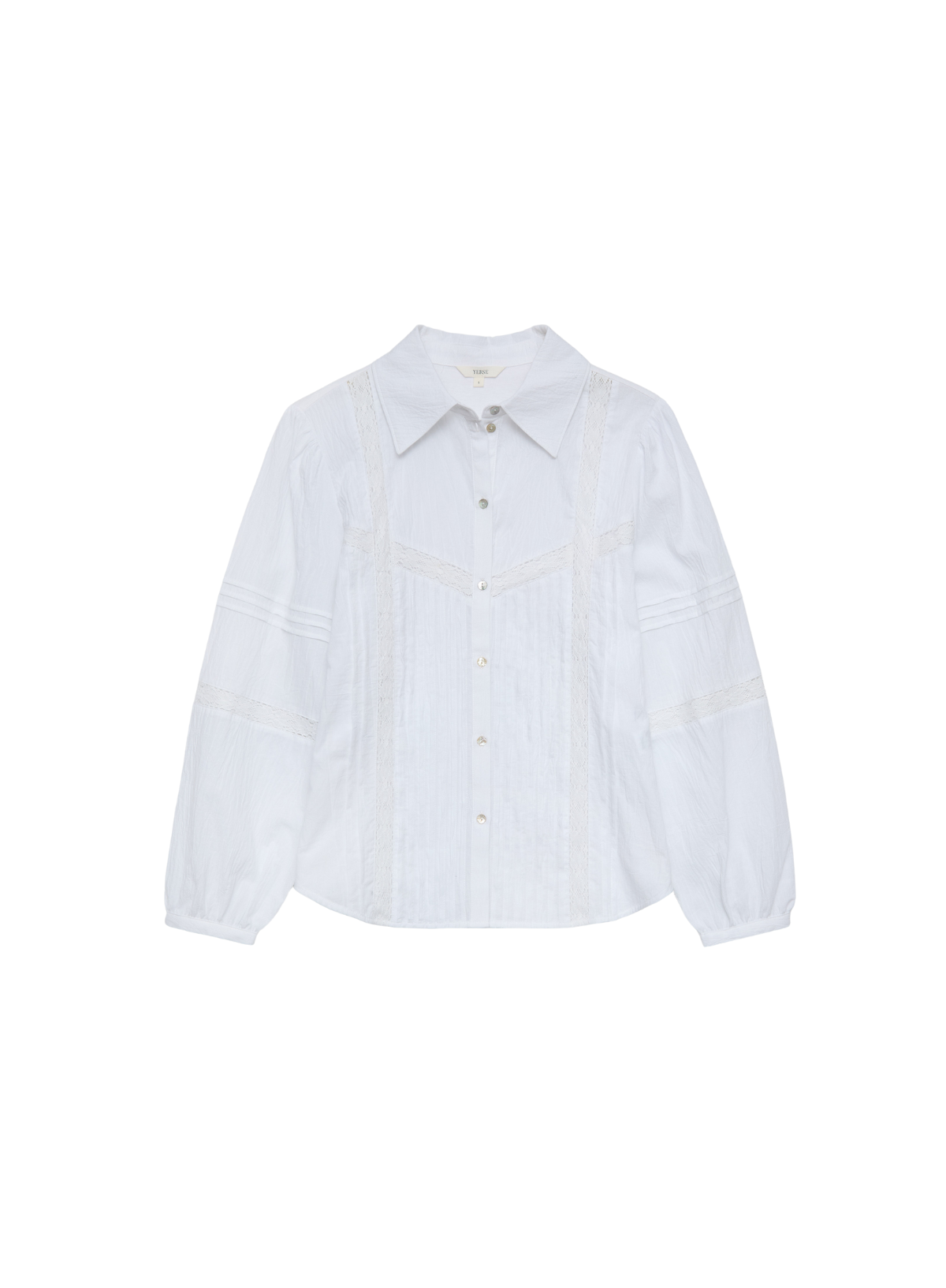 Violet Shirt in White from Yerse
