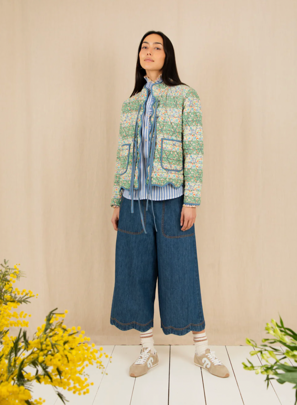 Bonté Mikka Jacket in Spring Greens