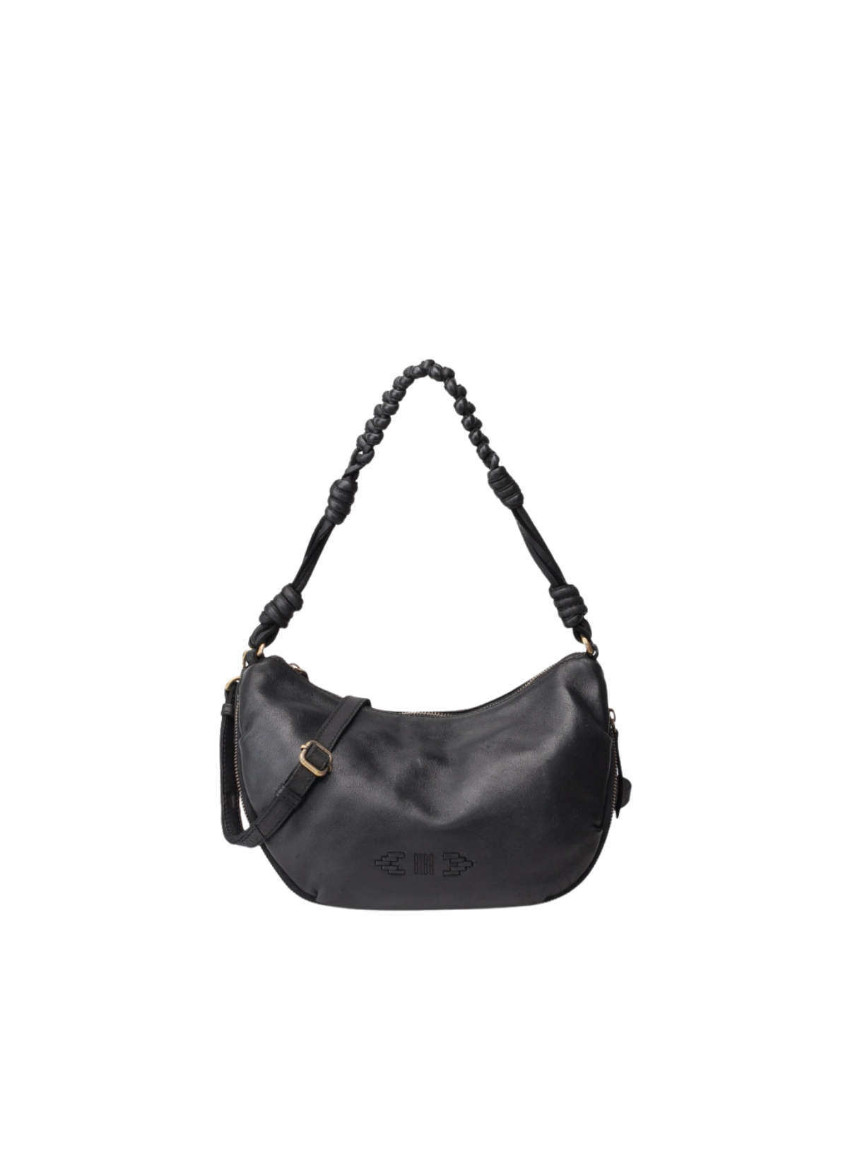 Biba Small Leather Niland Bag in Black