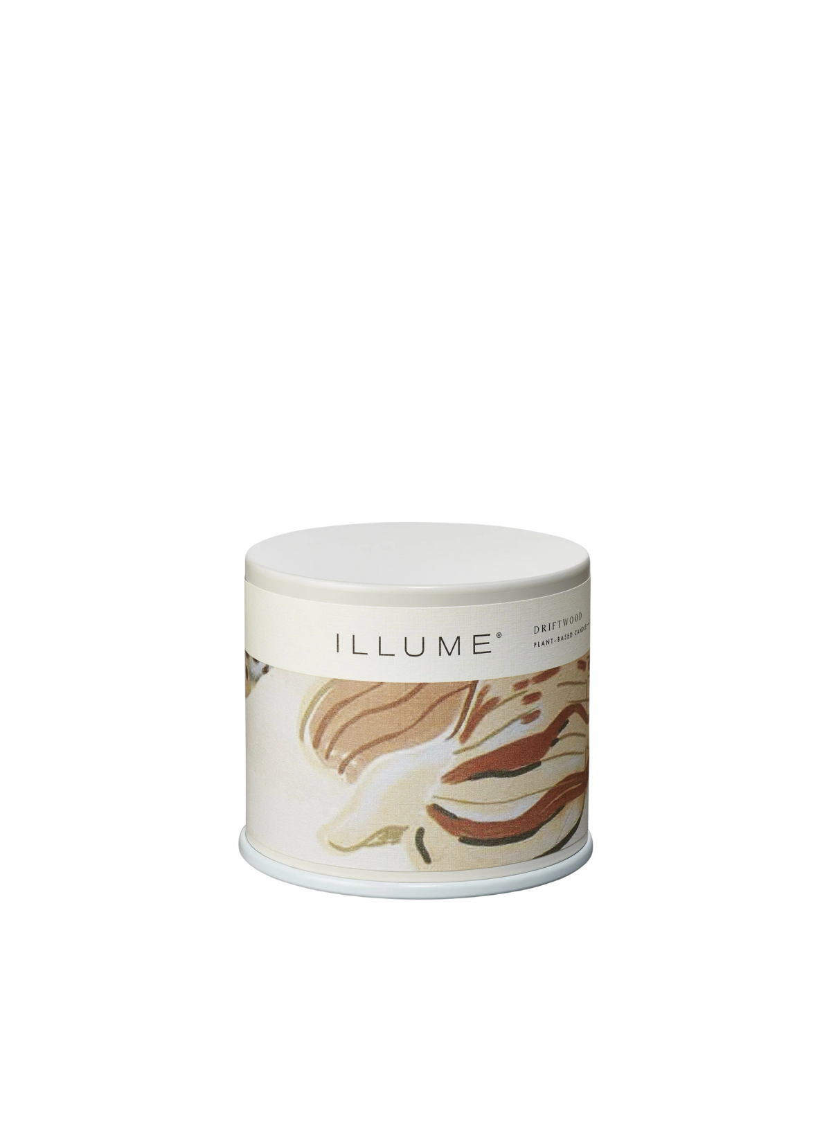Driftwood Vanity Tin Candle White 50 hours from Ilume