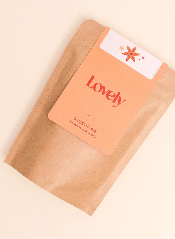 Sweetie Pie Bath Salts in Pumpkin Spice from Lovely Skincare