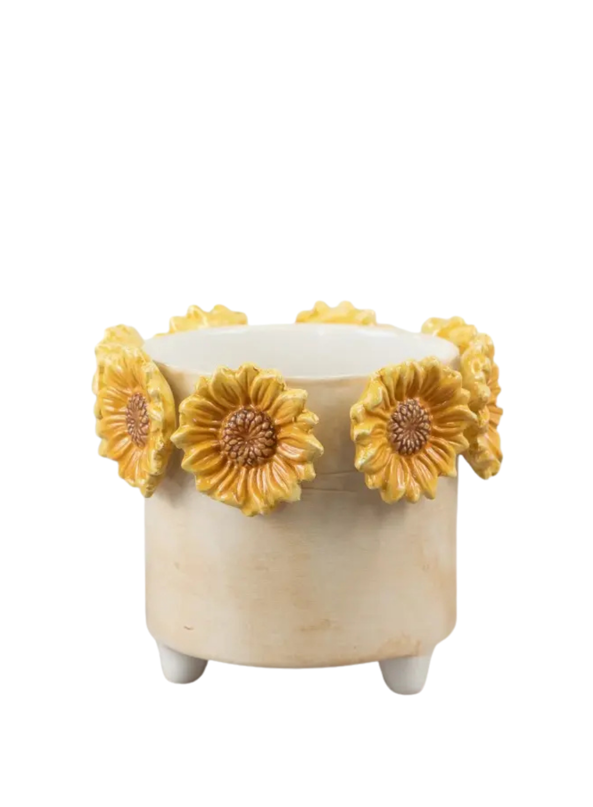 Gainsborough Giftware Small 3D Sunflower Planter, 12.8cm