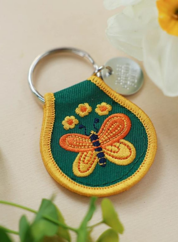 Patch Keychain - Butterfly from Three Potato Four