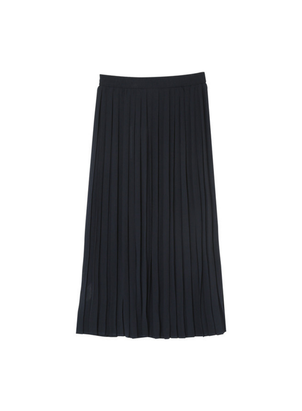 Plisse Skirt in Marine from Grace & Mila