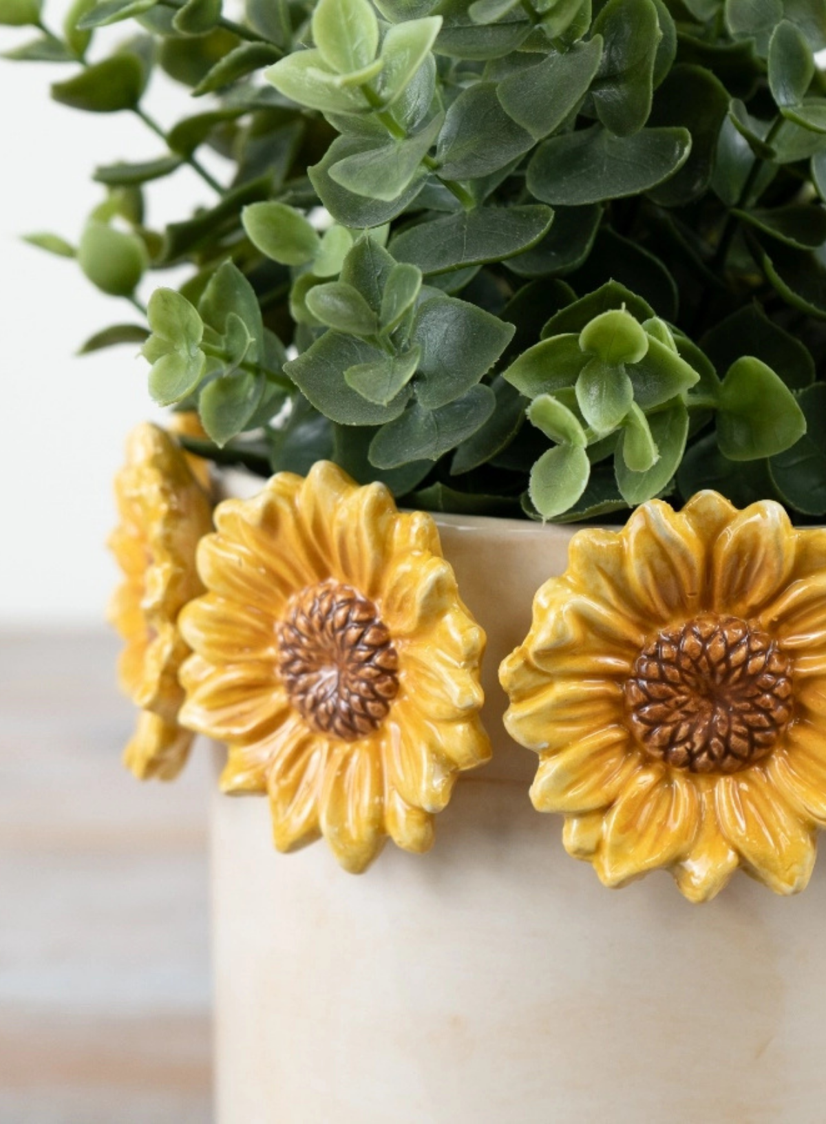 Gainsborough Giftware Small 3D Sunflower Planter, 12.8cm