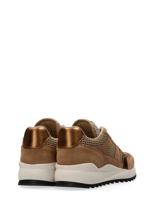 Boyd Suede Trainers in Beige/Pixel Off White from Maruti