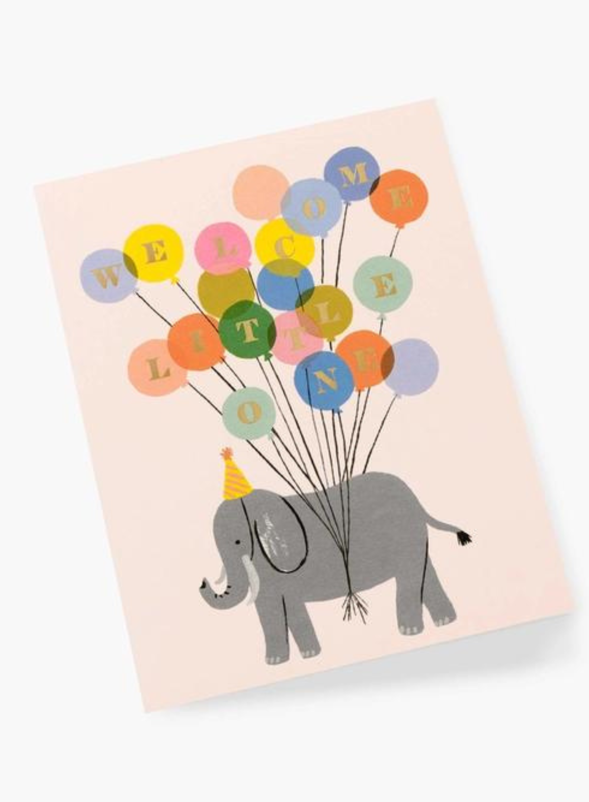 Welcome Little One Elephant Card from Rifle Paper Co.