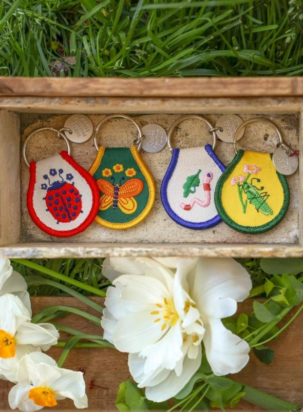 Patch Keychain - Butterfly from Three Potato Four