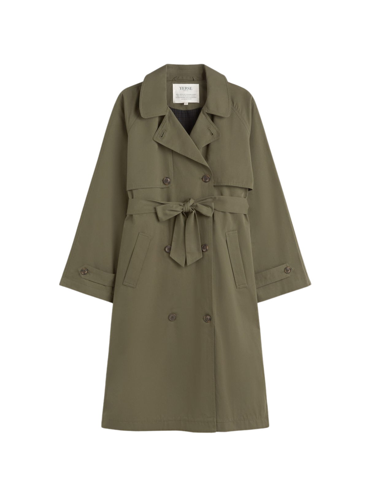 Yerse Bristol Trench in Khaki