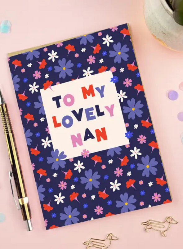 To My Lovely Nan Card from Tikkled Pink