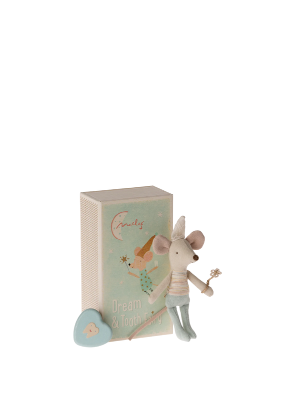 Tooth Fairy Mouse in Matchbox, Little Brother from Maileg
