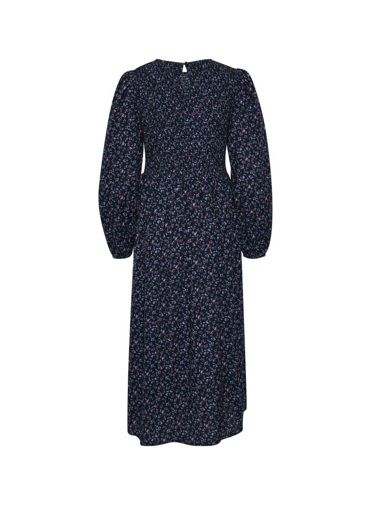 Nomy Smock Dress in Heliotrope Flower from Kaffe
