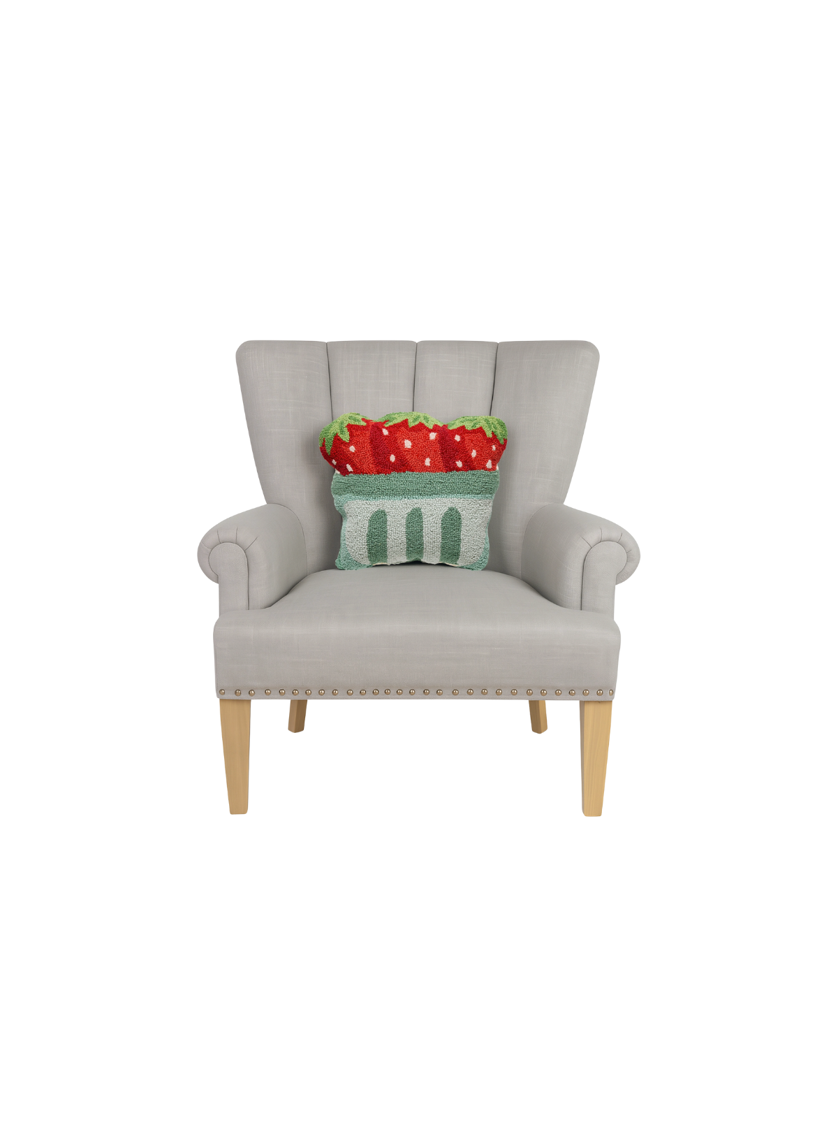 Peking Handicraft Shaped Strawberry Pint Hook Pillow