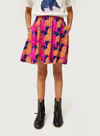 Cat Print Skirt in Pink from Compañia Fantastica Mini