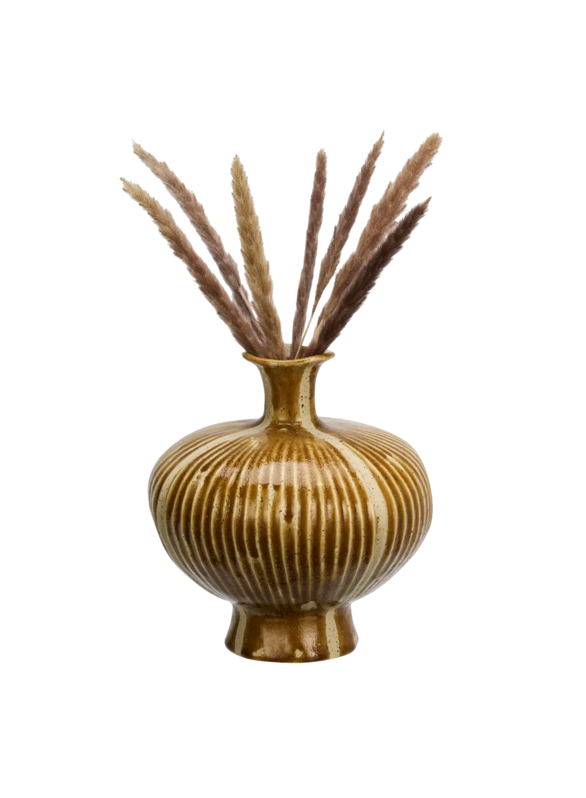 Madam Stoltz Bulbous Stoneware Vase