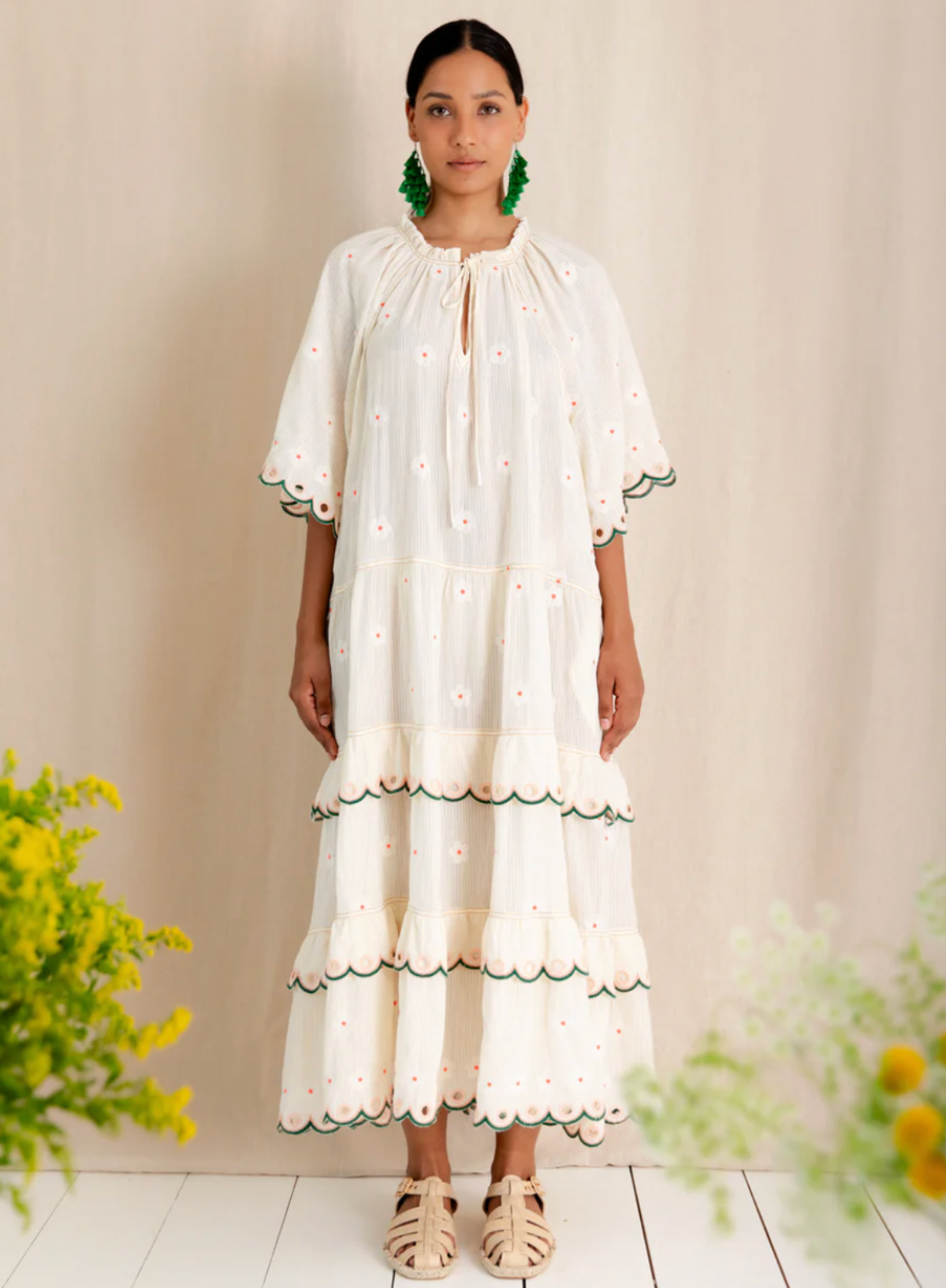 Bonté Winona Dress in Ecru Multi