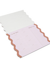 Meal Planner Notepad with Magnets in Lilac and Nutmeg from Designworks Ink