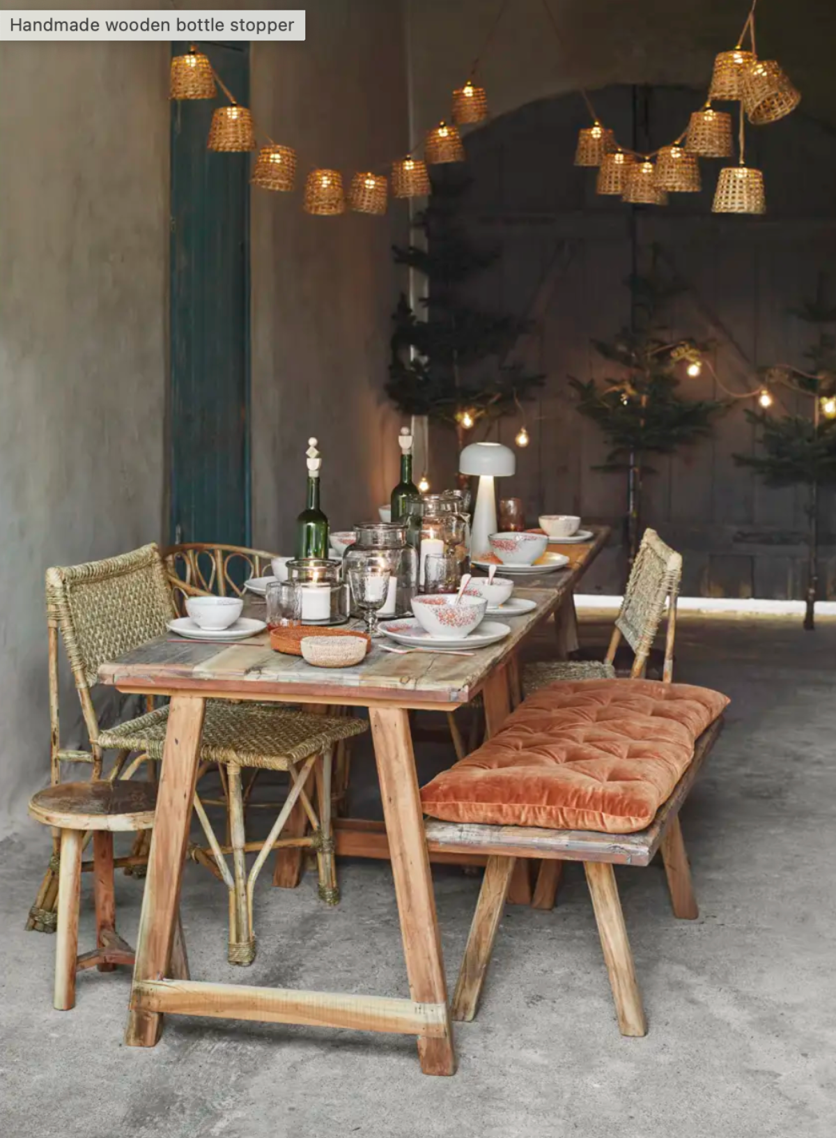 Handmade Wooden Bottle Stopper from Madam Stoltz