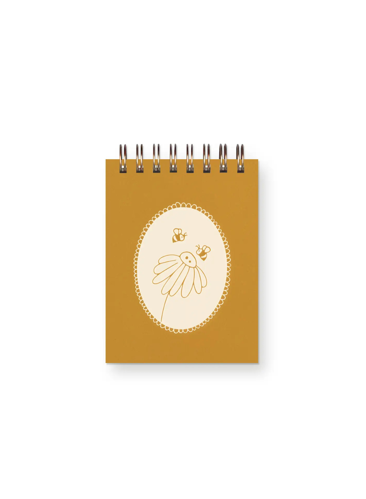 Daisy Bee Mini Jotter Notebook from Ruff House Print Shop