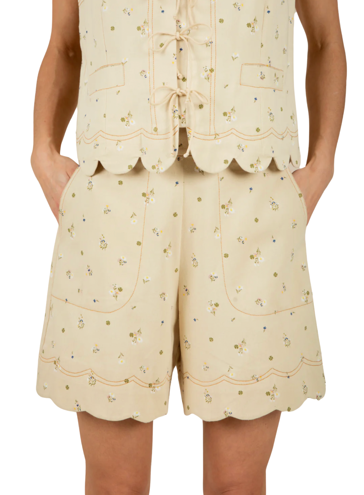 Bonté Mary Shorts in Stone Multi