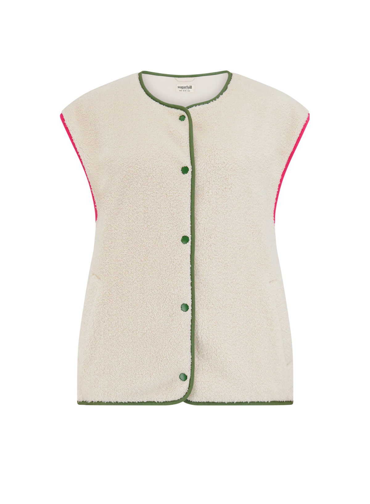 Sugarhill Sophie Oatmeal Fleece Gilet
