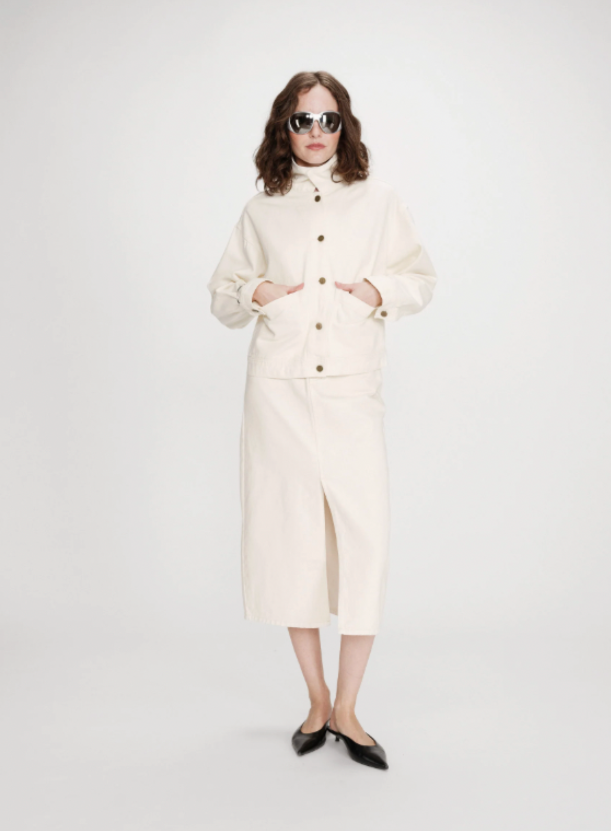 Grace & Mila Vinnie Jacet in Ecru