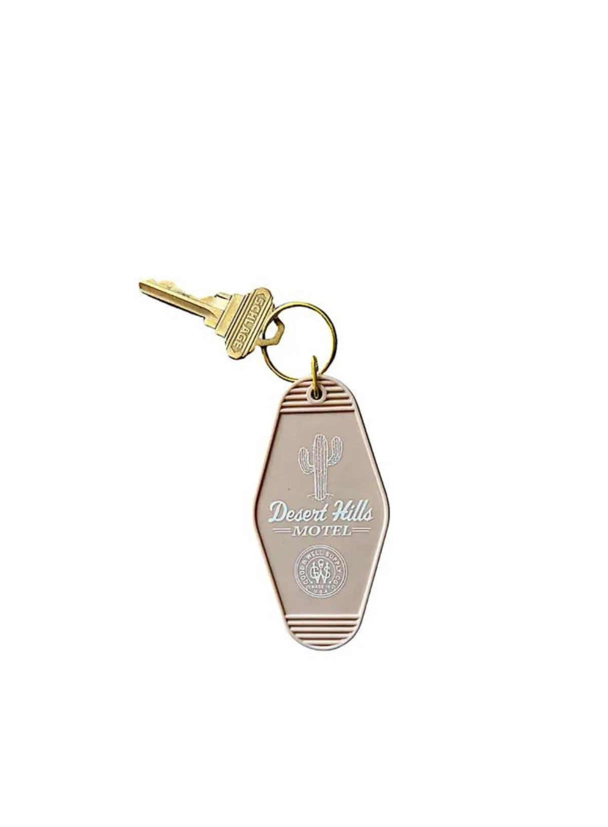 Desert Hills Motel Keychain from Good & Well Supply Co.