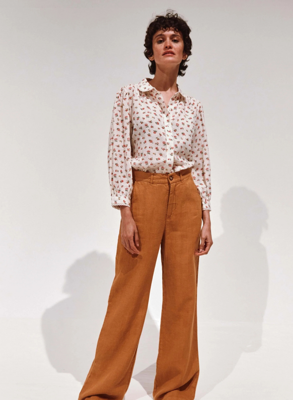 Beatrice Printed Blouse in Floresco from Emile & Ida
