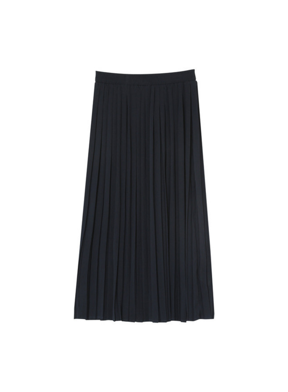 Plisse Skirt in Marine from Grace & Mila