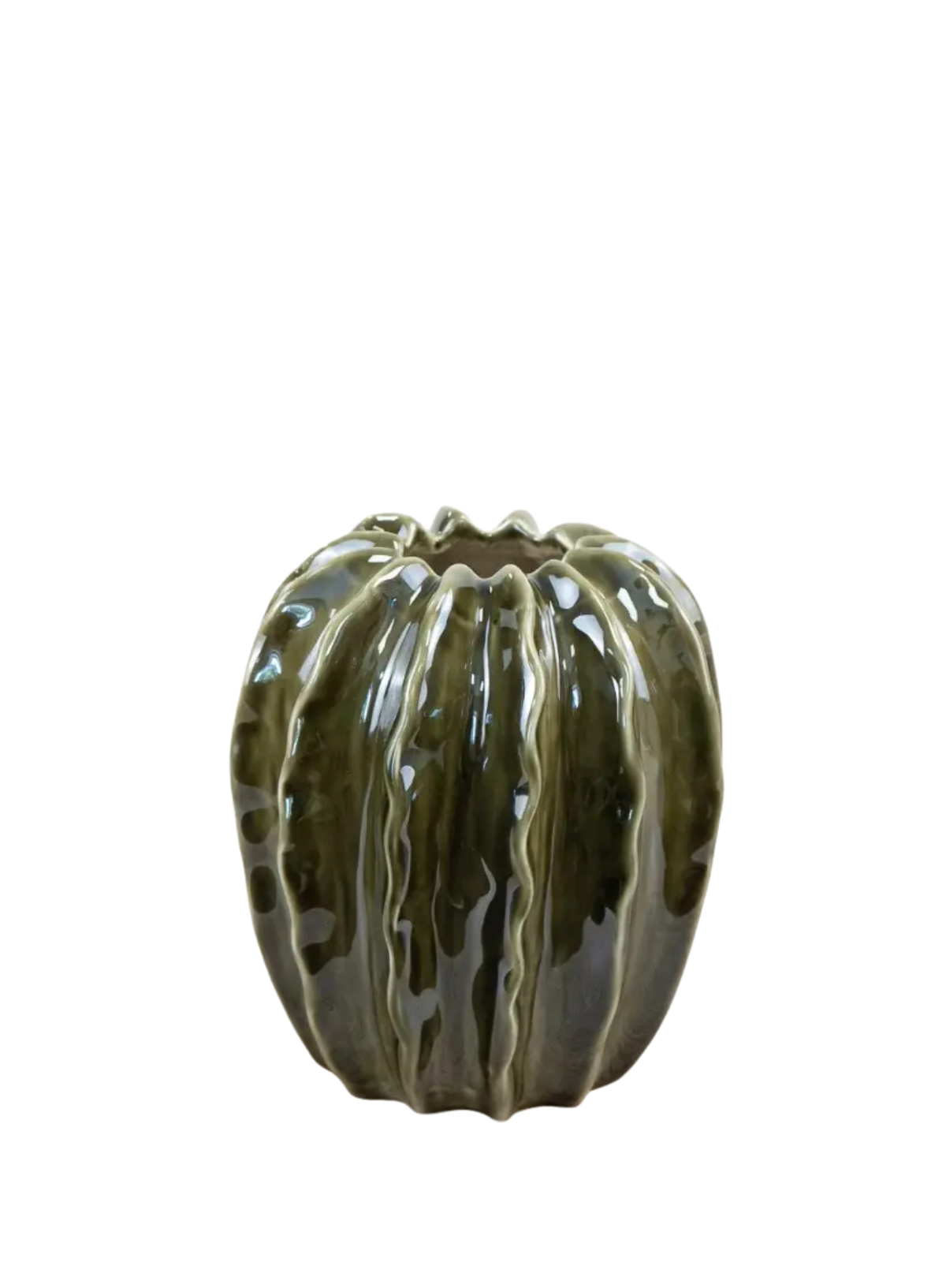 Gainsborough Giftware Emerald Green Pod Vase 15cm