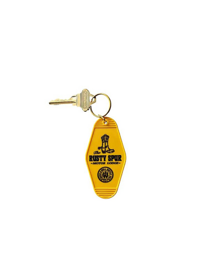 Rusty Spur Motor Lodge Keychain from Good & Well Supply Co.