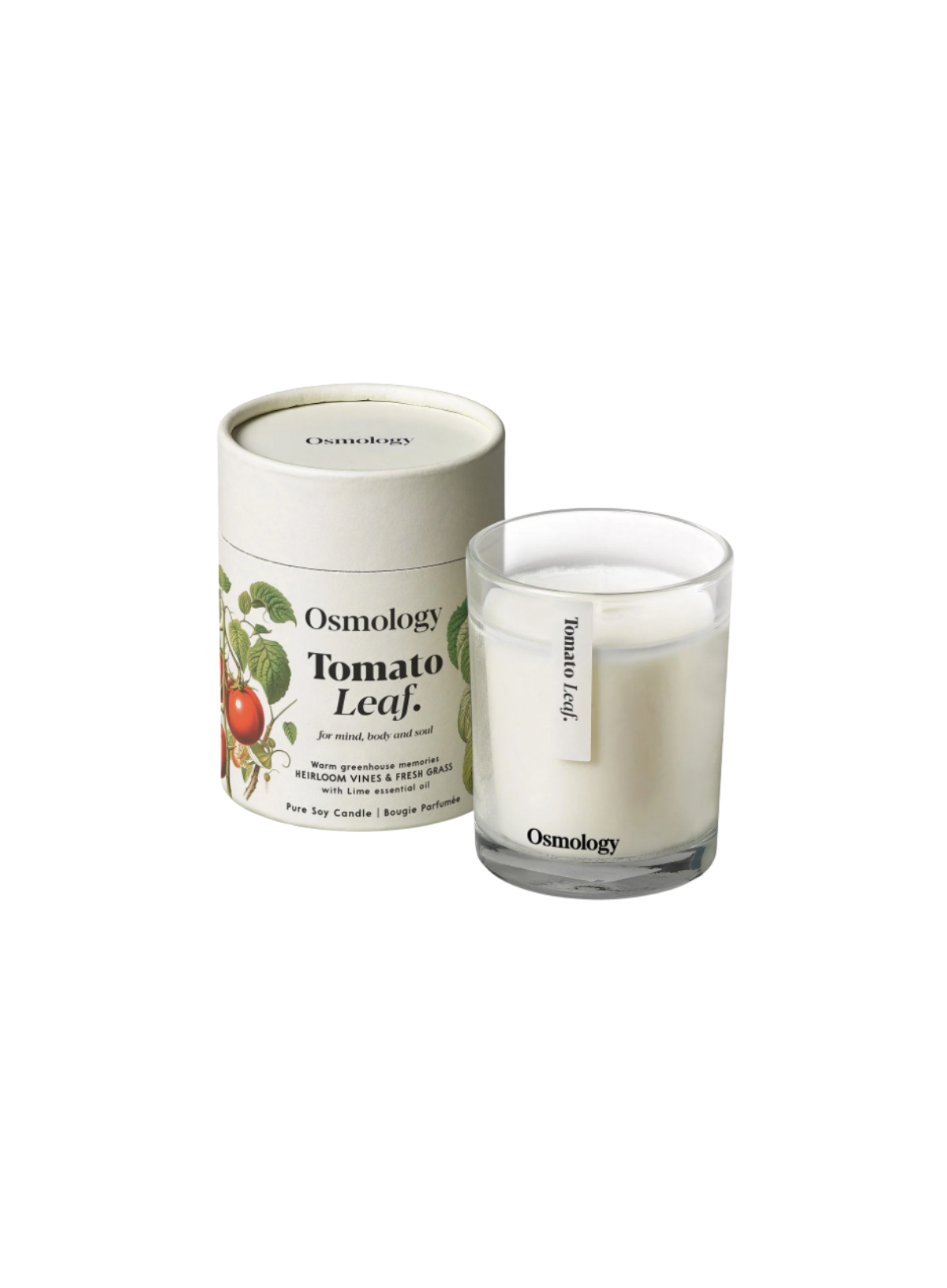 Aery Living Osmology Tomato Leaf Candle - Heirloom Vines/Fresh Grass with Lime
