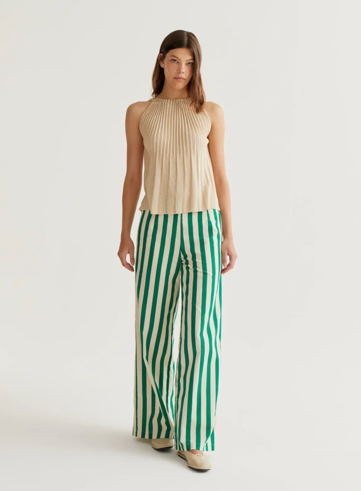 Compañia Fantastica Trousers in Bamboo Green