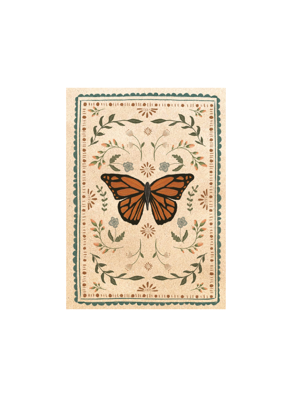 East of India Insect print Butterfly