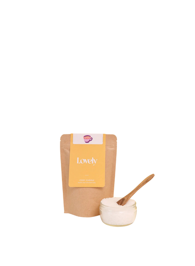 Cosy Cuddle Bath Salts in Vanilla Chai Latte from Lovely Skincare