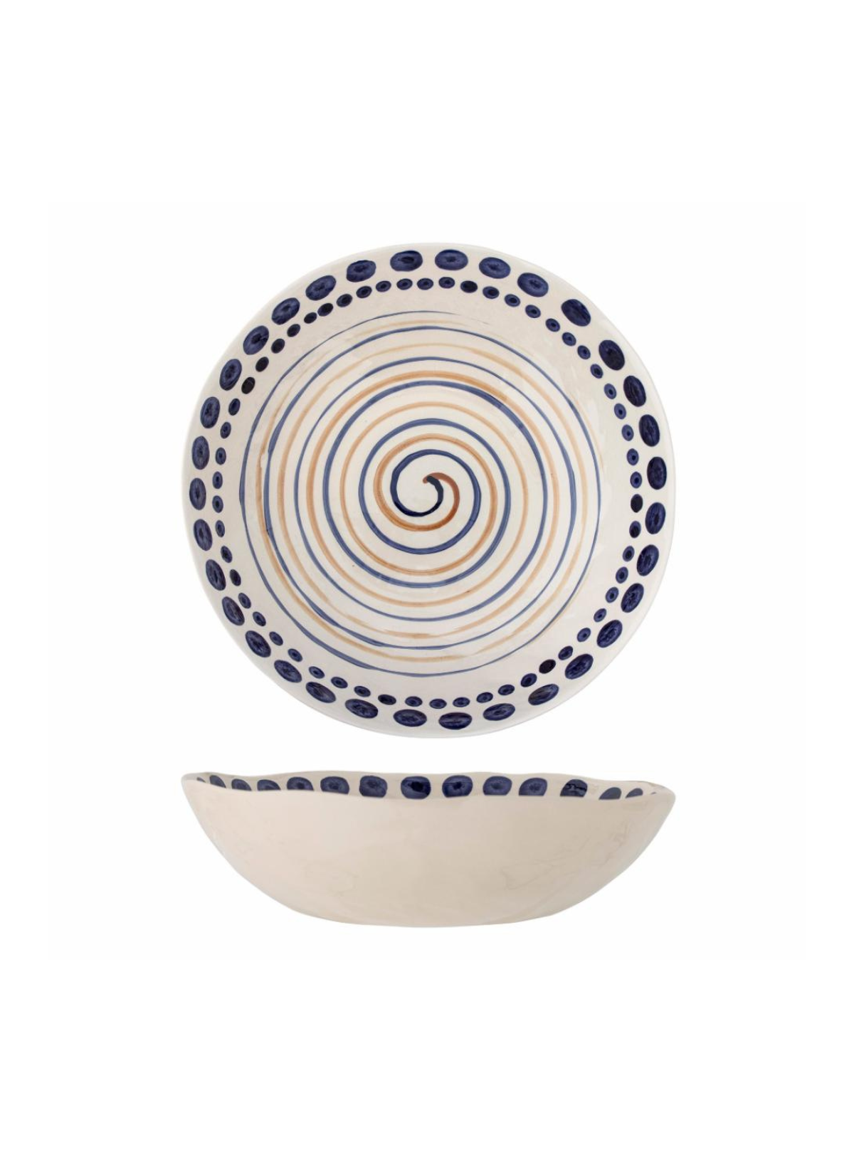 Shama Orange Stoneware Bowl from Bloomingville