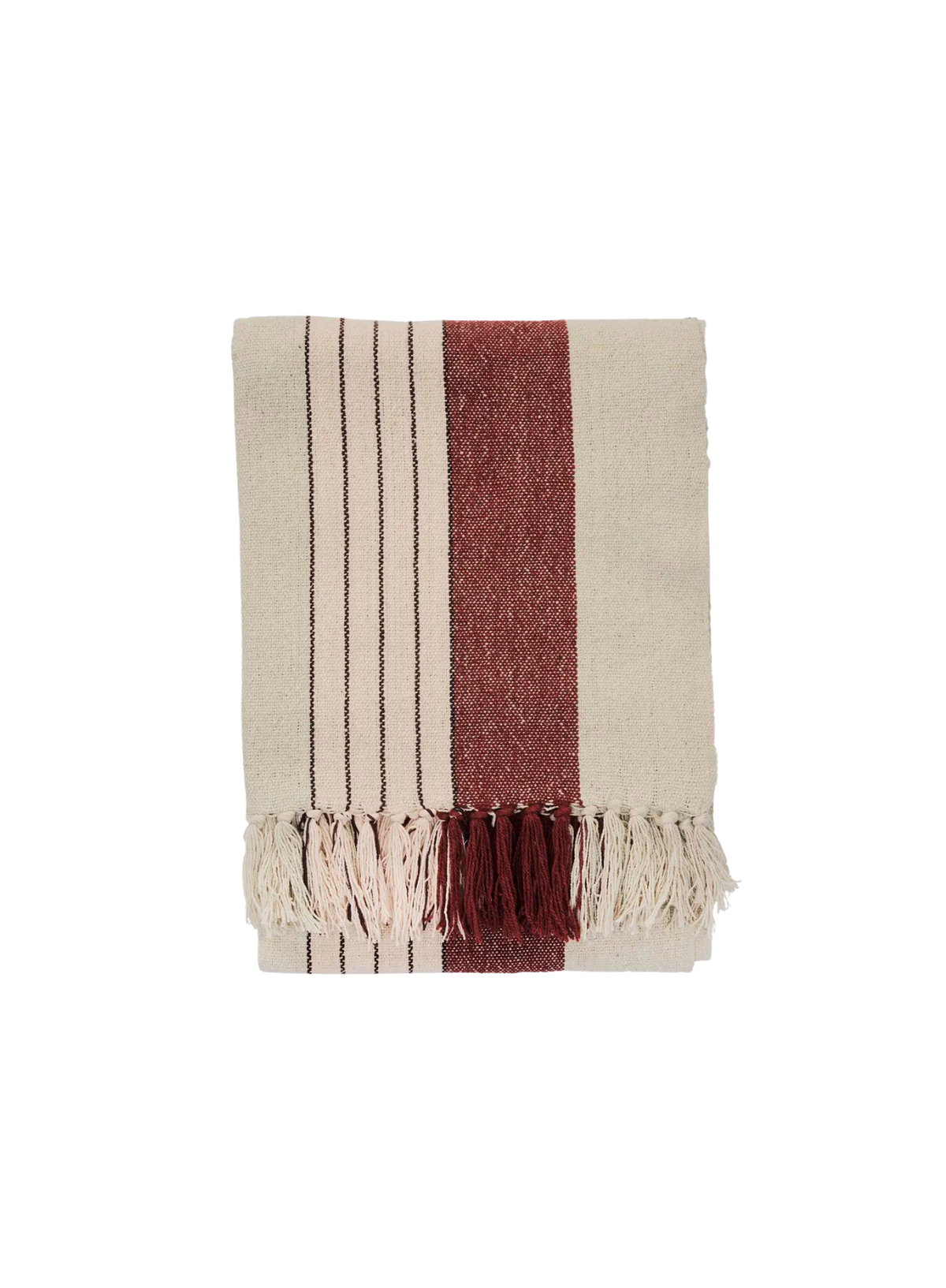 Madam Stoltz Louie Recycled Cotton Throw